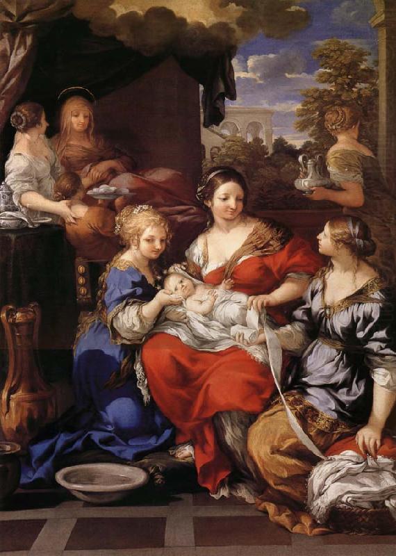 Pietro da Cortona La Nativite de la Vierge china oil painting image